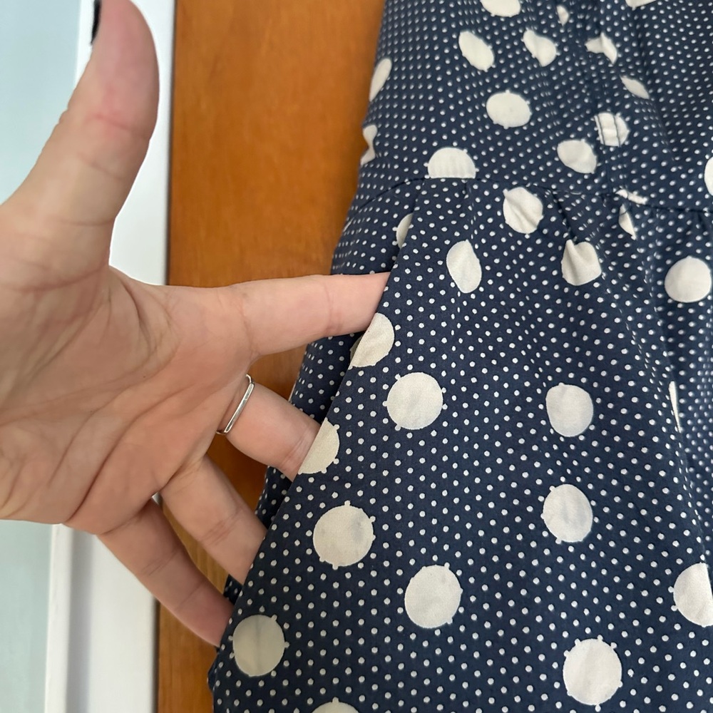 The Limited Polka Dot Strapless Dress - Picture 2 of 6